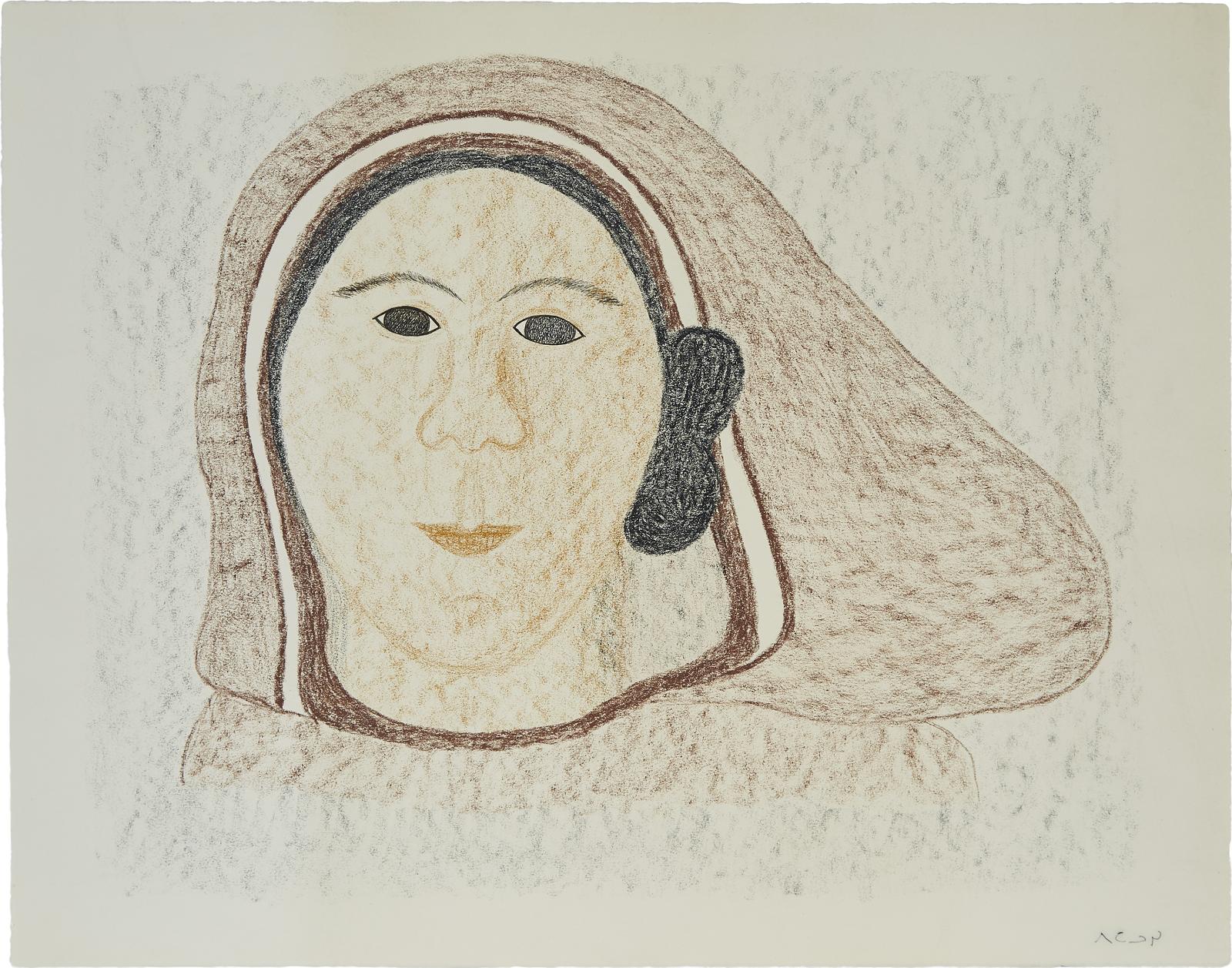 Pitaloosie Saila (1942-2021) - Hooded Woman