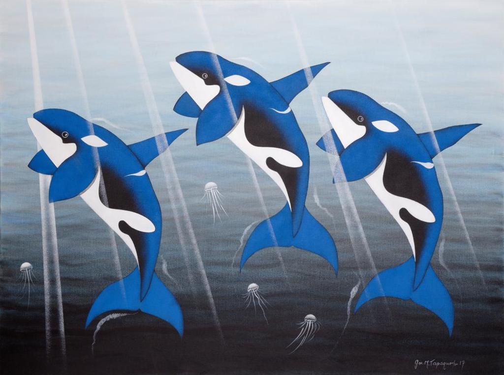 Joe M. Tapaquon - Untitled - Orcas