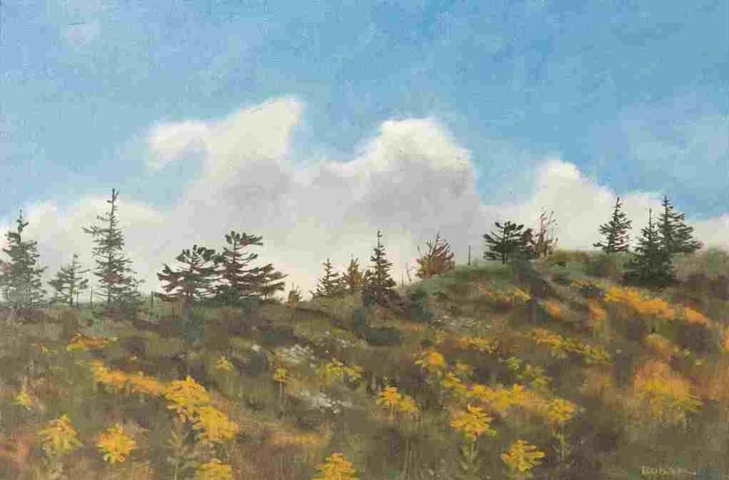 Bruno Joseph Bobak (1923-2012) - A Bank of Golden Rod