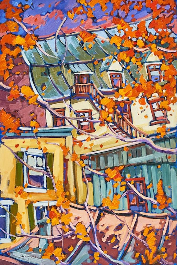 Robert Savignac (1946) - Voisinage; Fleuriste de Quartier