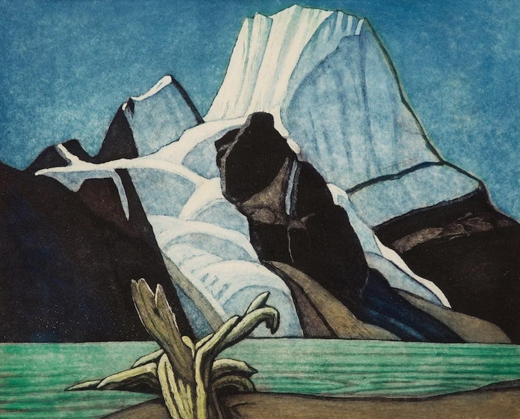 Nicholas Hornyansky (1896-1965) - Mt. Robson from Berg Lake (after Lawren Harris)