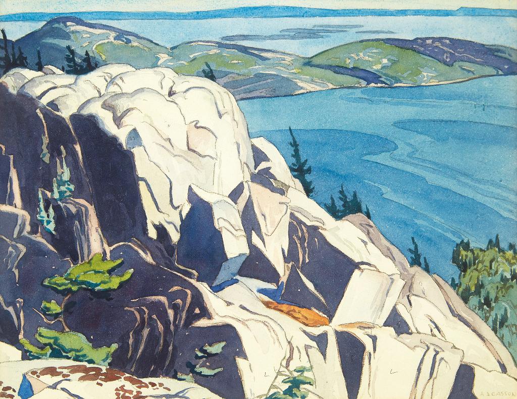 Alfred Joseph (A.J.) Casson (1898-1992) - Fraser Bay from the Mustard Cut
