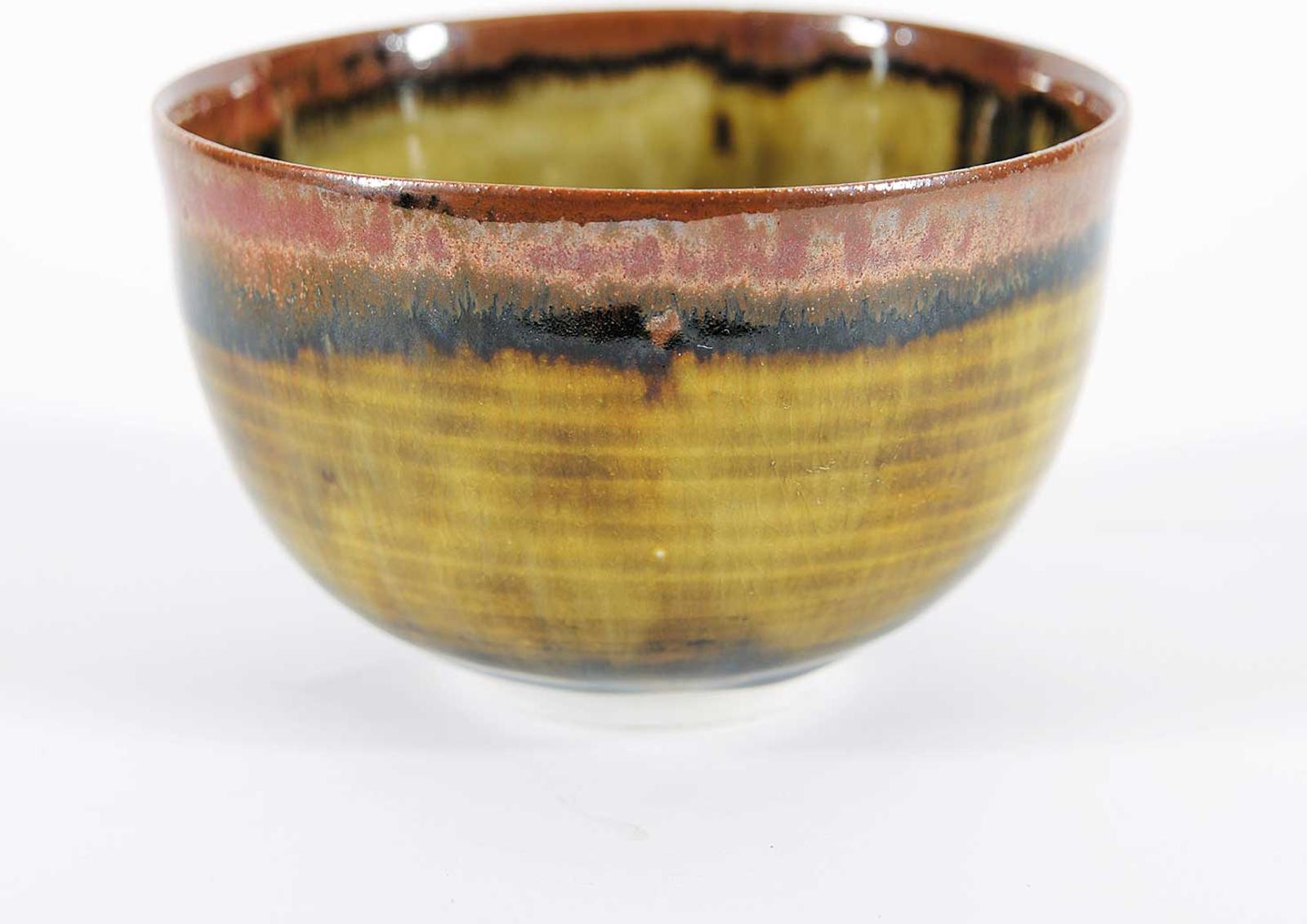 Katherine Dodd - Untitled - Rust and Ochre Bowl