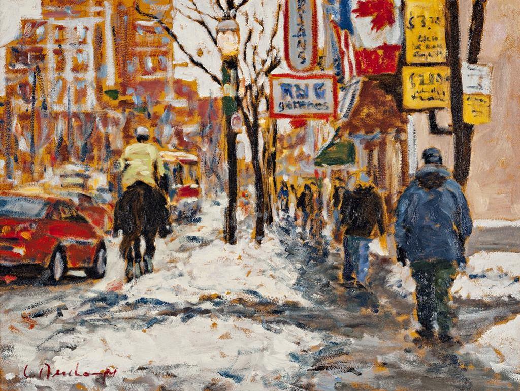 Luc Deschamps (1961-2021) - The Colours of King St., Toronto