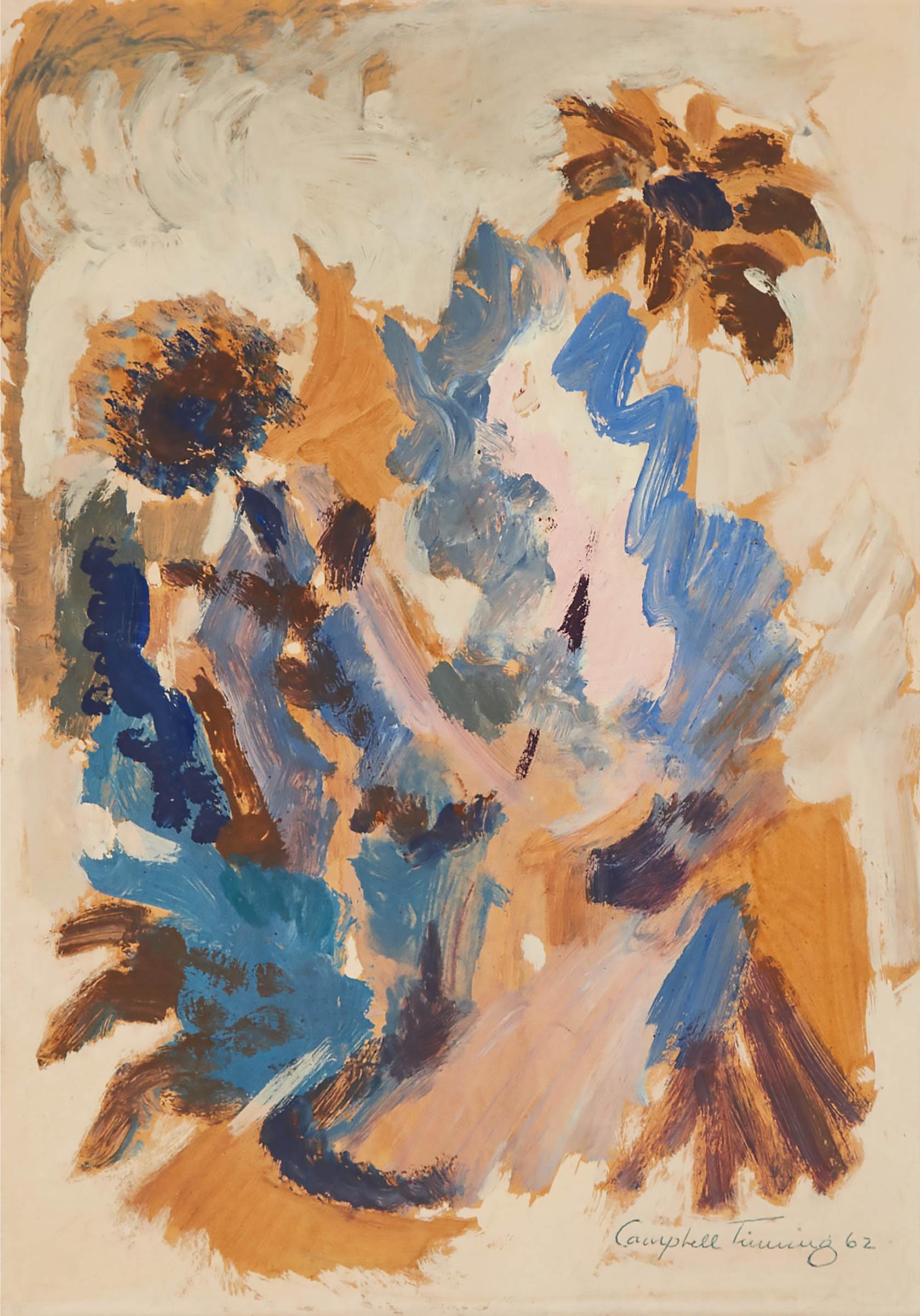 George Campbell (Cam) Tinning (1910-1996) - Untitled (Flowers), 1962