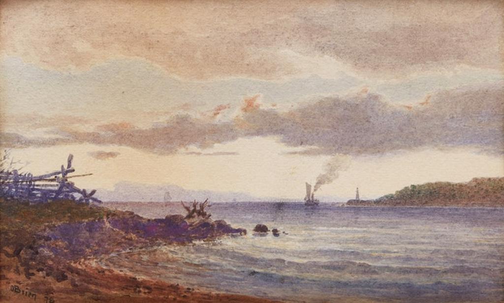 Lucius Richard O'Brien (1832-1899) - Steamer on the St. Lawrence