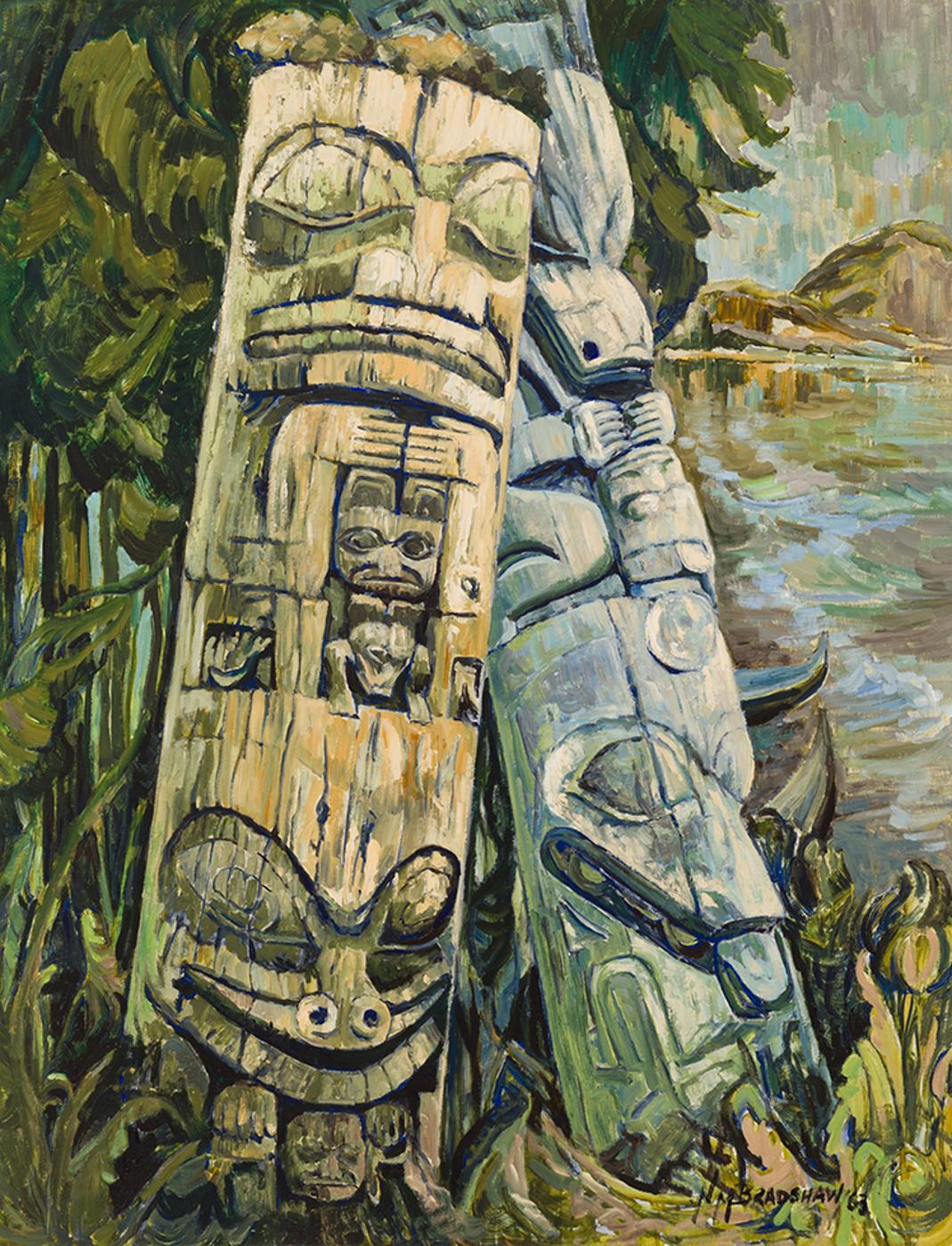 Nell Marion Bradshaw (1904-1997) - Queen Charlotte Island Totems