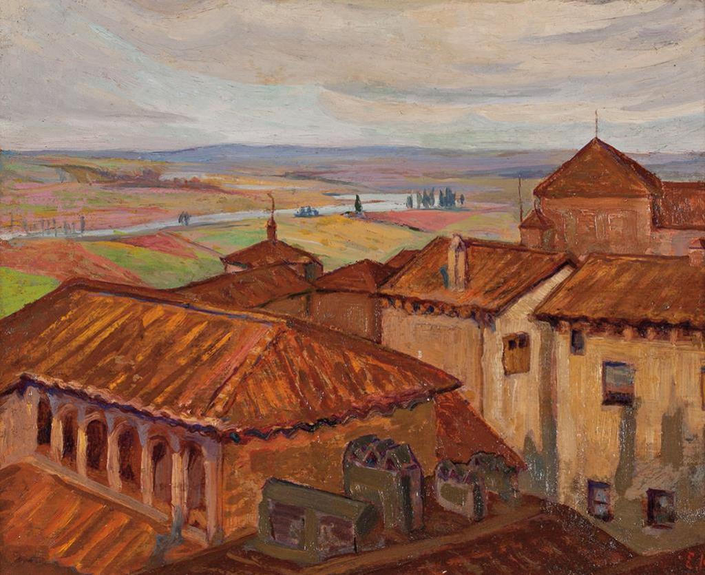 Estelle Muriel Kerr (1879-1971) - From My Window, Toledo, Spain
