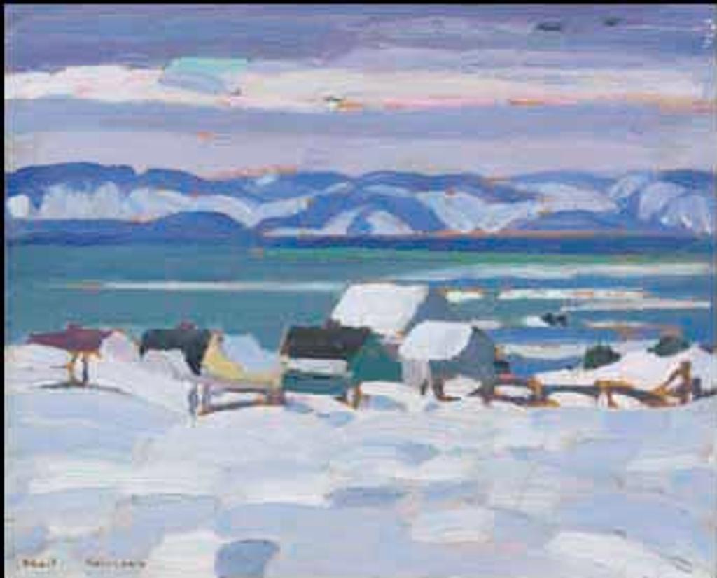 Albert Henry Robinson (1881-1956) - Village on the St. Lawrence in Winter