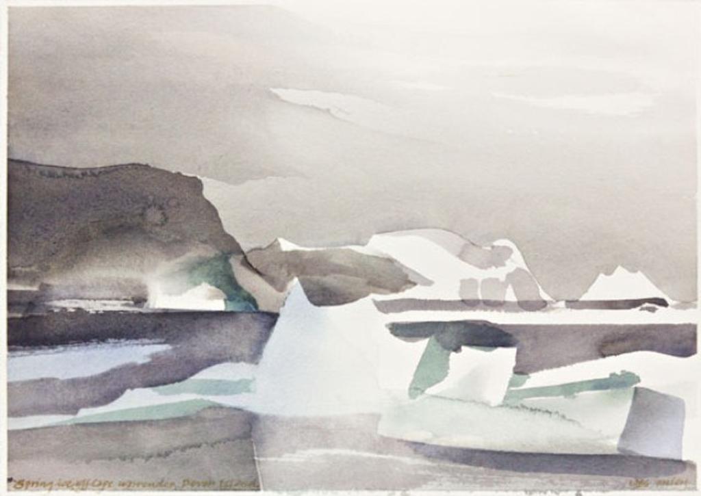 Toni (Norman) Onley (1928-2004) - Spring Ice Off Cape Warrender, Devon Island