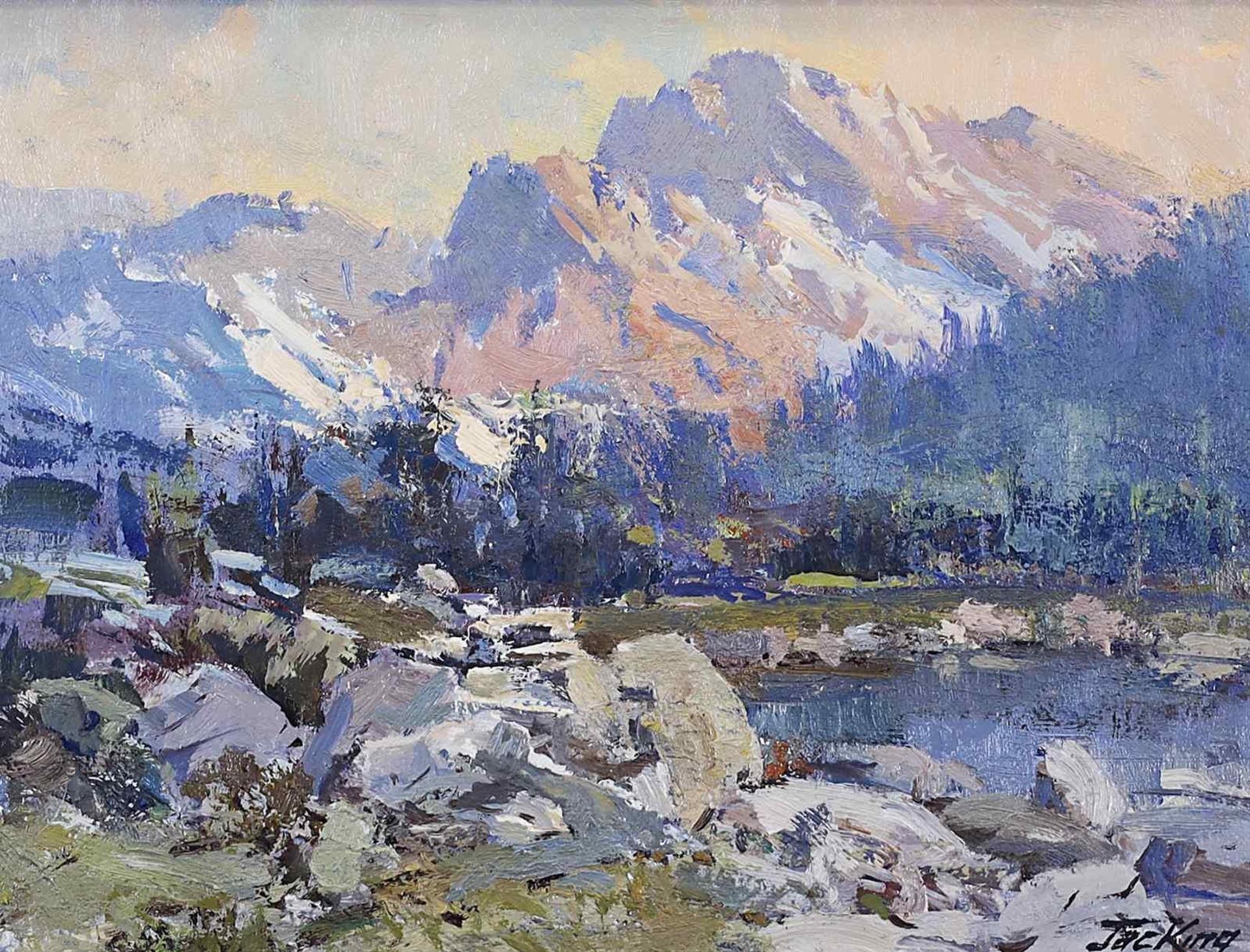 Jack [Jac] Elmo King (1920-1998) - Rocky Mountain Landscape