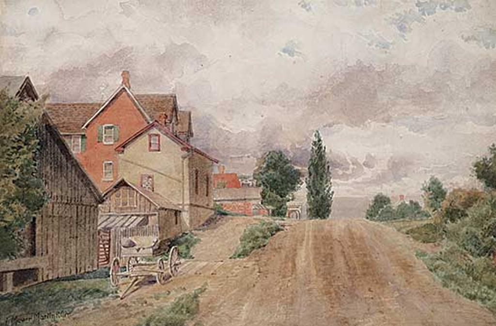 Thomas Mower Martin (1838-1934) - Untitled - Edge of Town