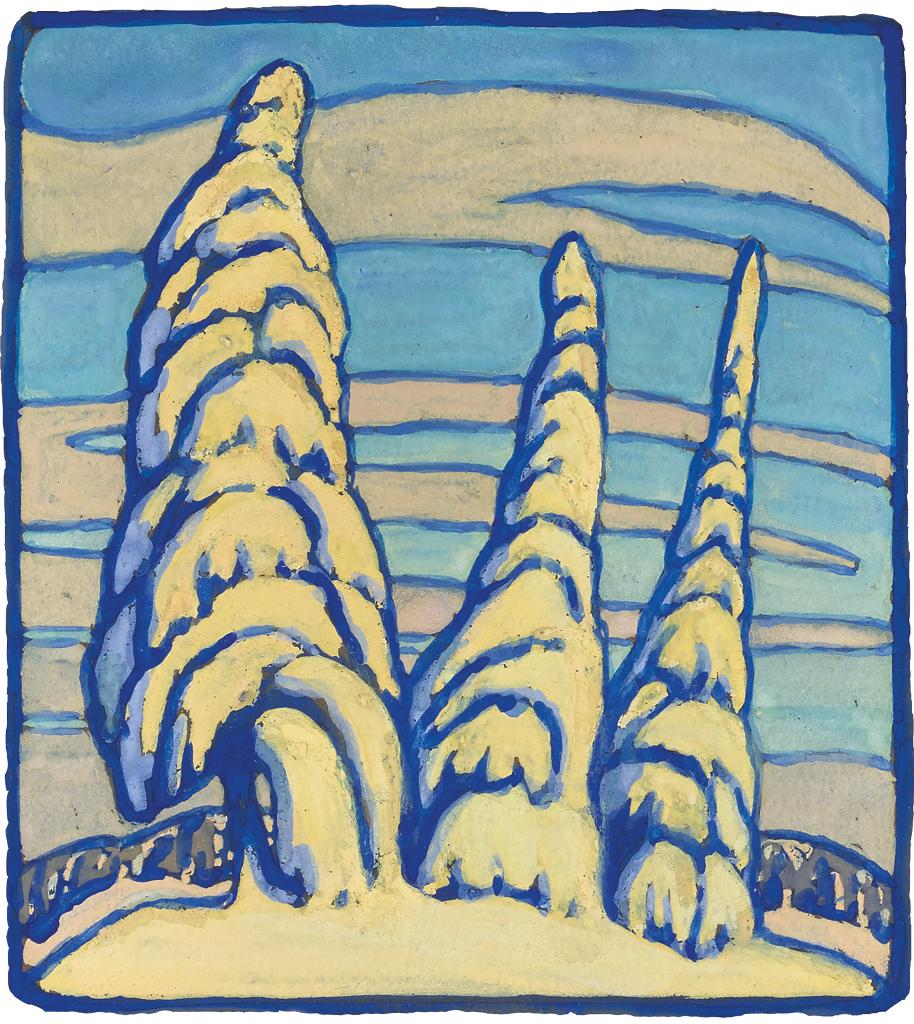 Lawren Stewart Harris (1885-1970) - Snow-Covered Trees