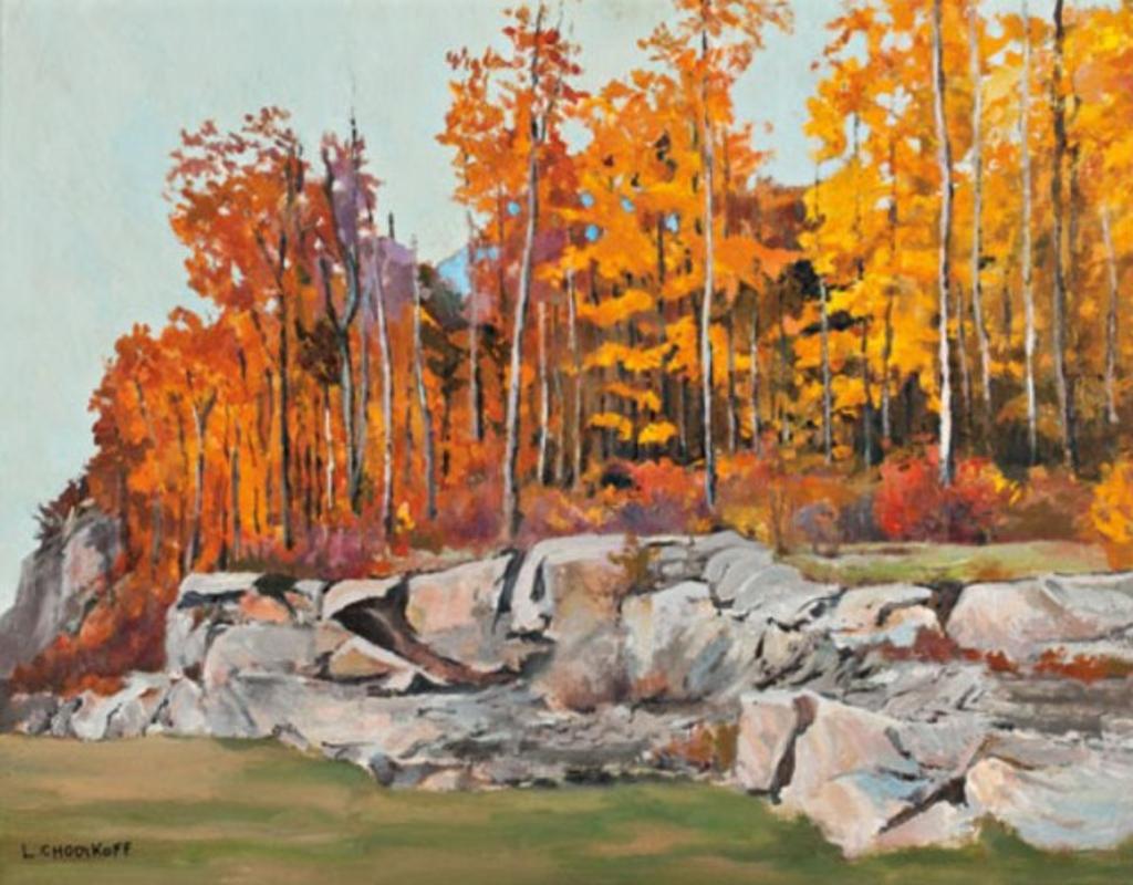Leah Chodikoff (1935) - Trees and Rocks