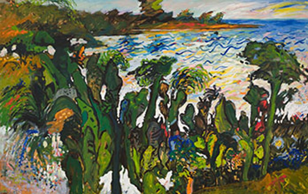 Yehouda Leon Chaki (1938-2023) - Spring Landscape with Water 9047