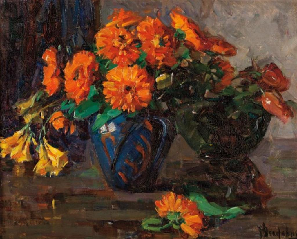 Eva Theresa Bradshaw (1871-1938) - Still Life with Flowers