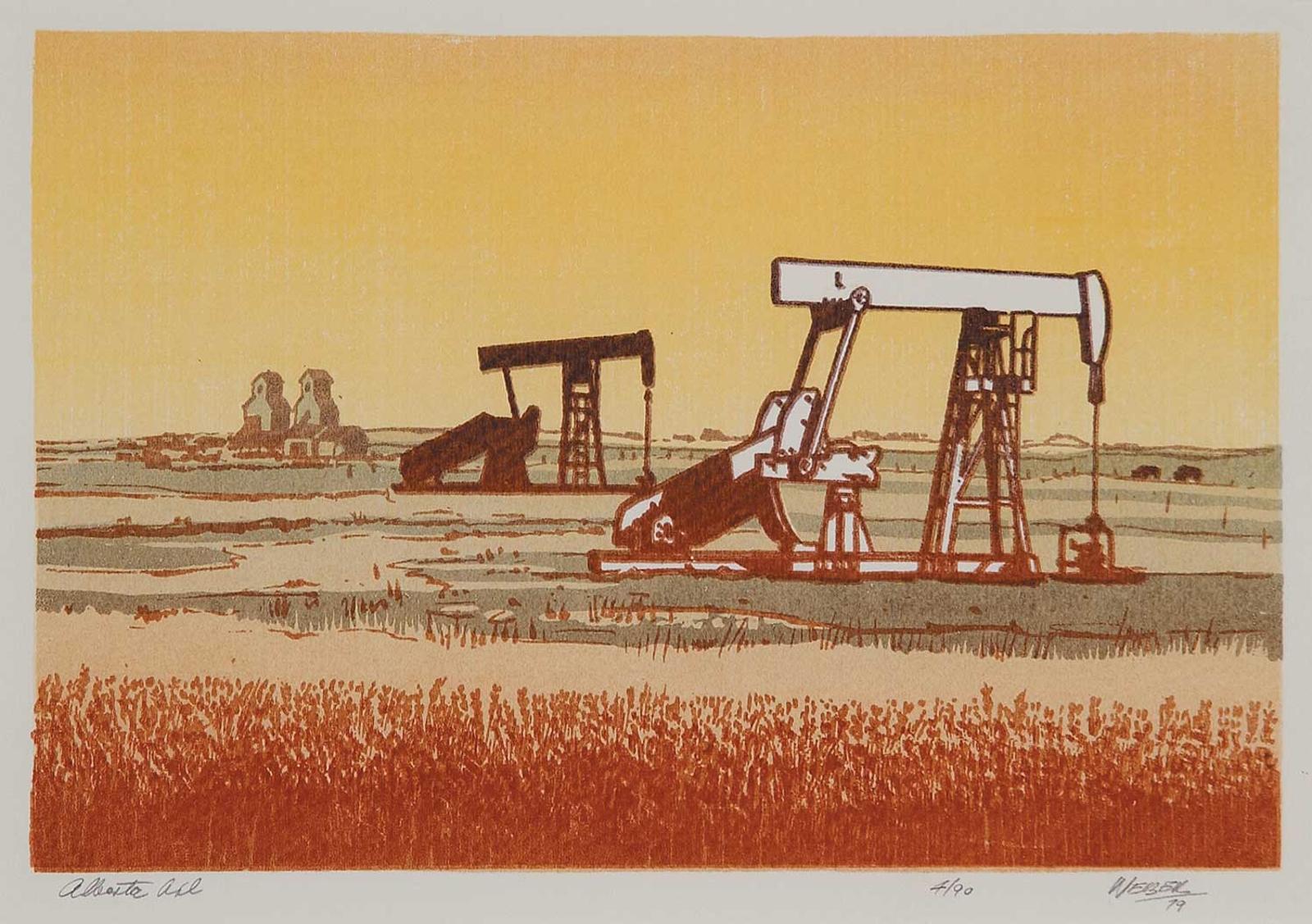 George Weber (1907-2002) - Alberta Oil  #4/90
