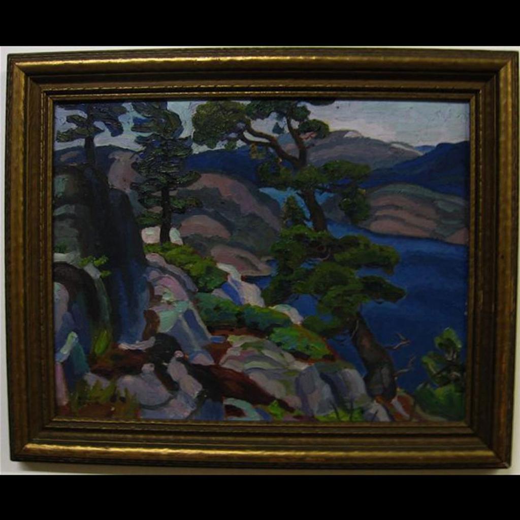 Dorothy - Coastal View With Pines And Rocks