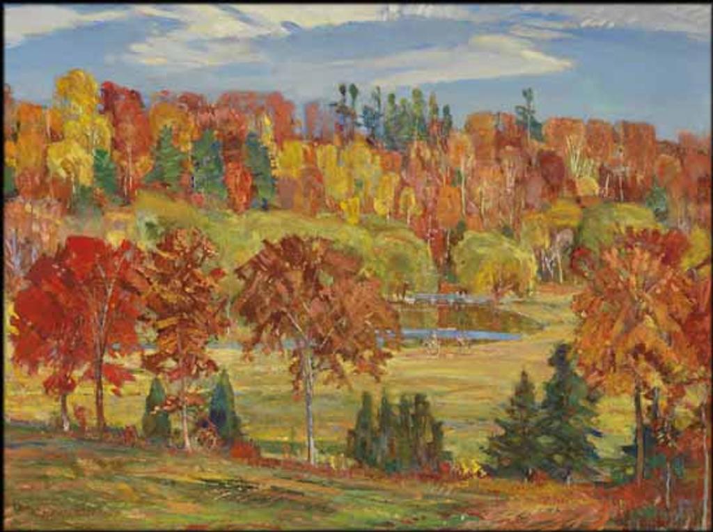 Frederick Sproston Challener (1869-1958) - Don Valley in Autumn