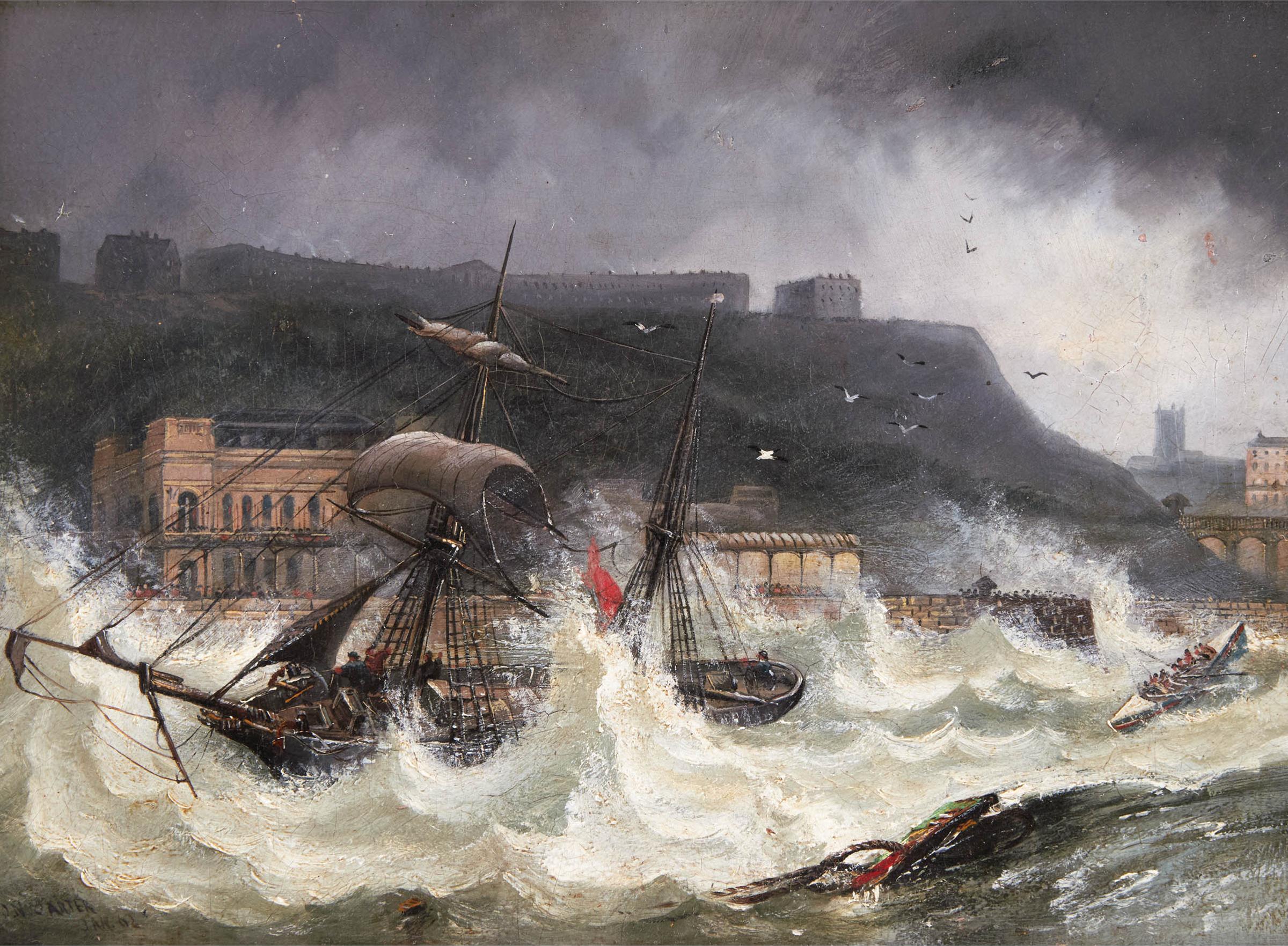 Joseph Newington Carter - Wreck Of The Copeland, 1862