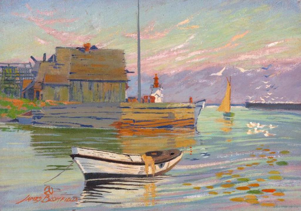 James Jerris Blomfield (1872-1951) - The Quiet Harbour, Bronte