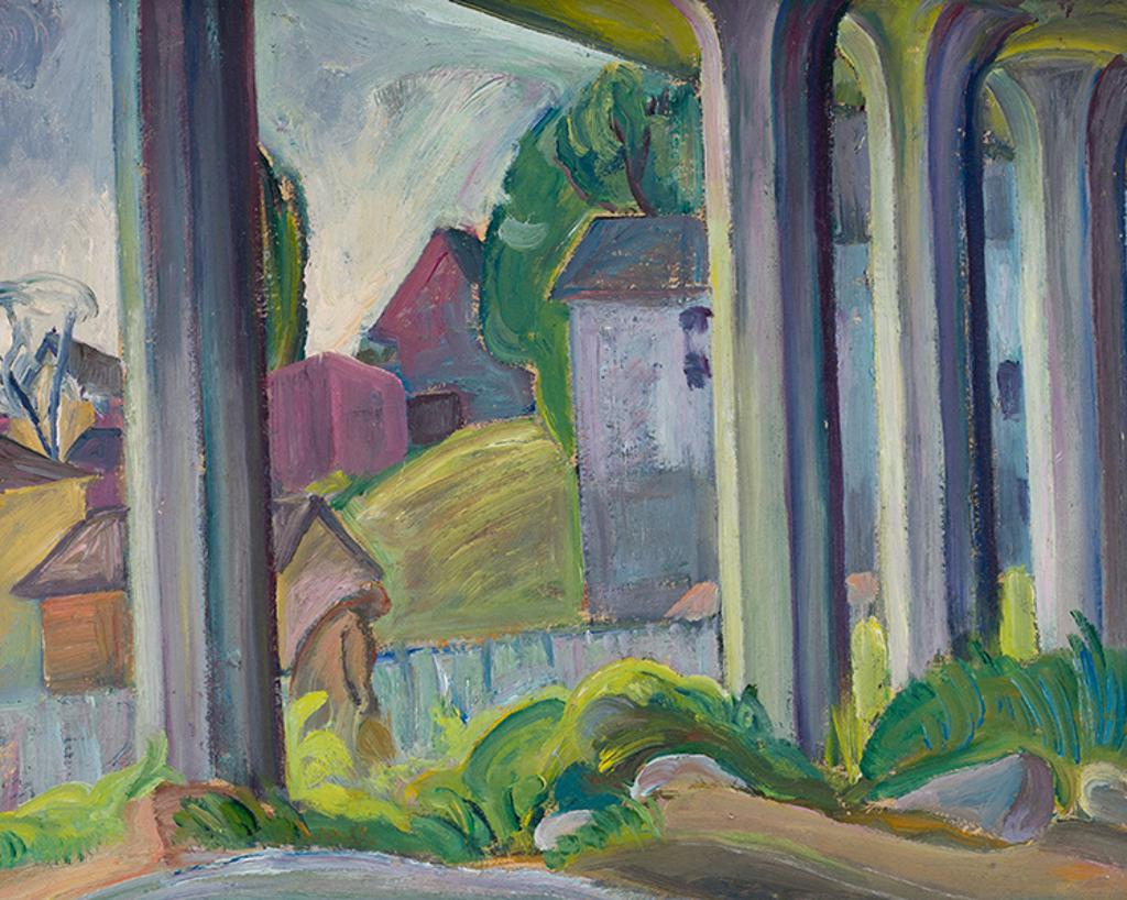 Irene Hoffar Reid (1908-1994) - Under the Georgia Viaduct