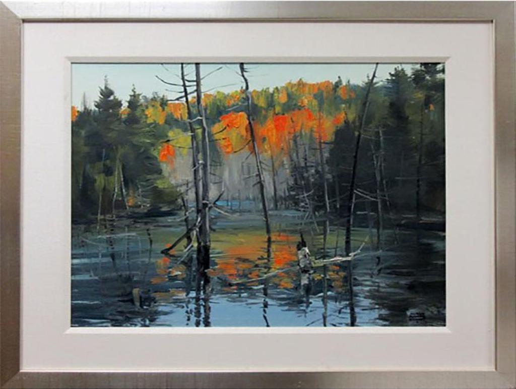 Murray Mccheyne Stewart (1919-2006) - Untitled (Fall Lake Scene)