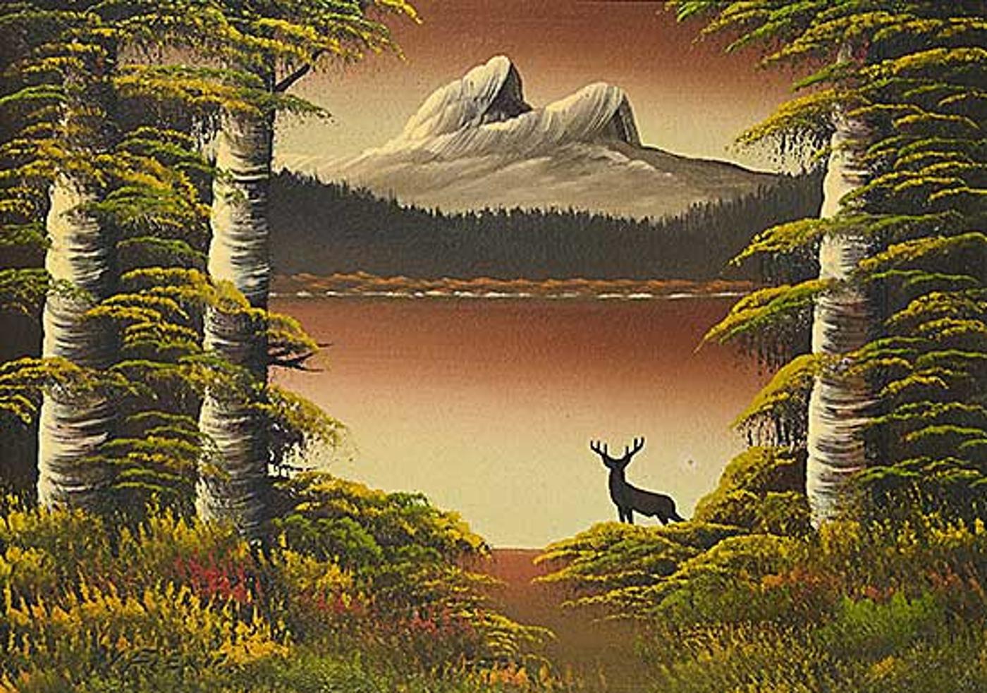 Levine Flexhaug (1918-1974) - Untitled - A Moose