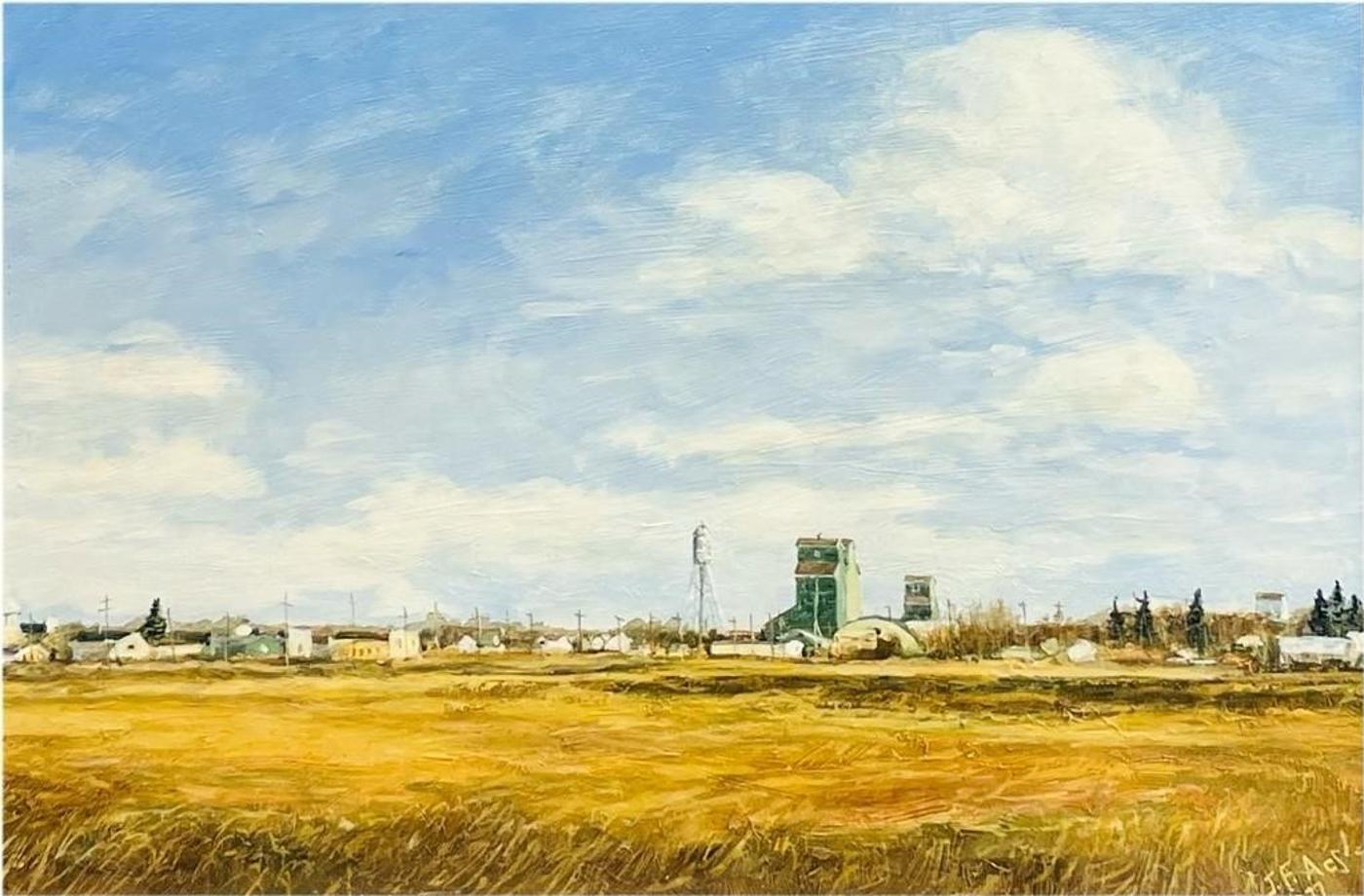 Joseph Joe Acs - acrylic on masonite