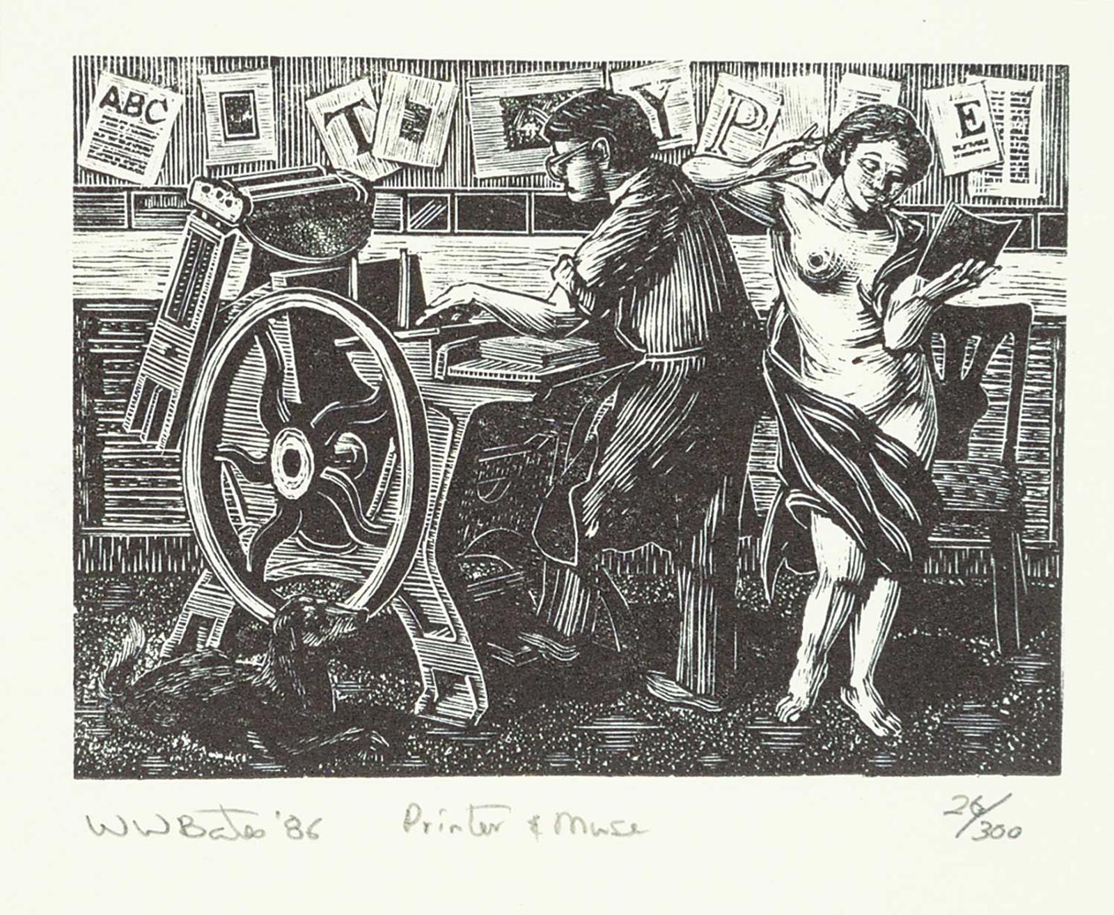 Wesley W. Bates - Printer and Muse  #26/300