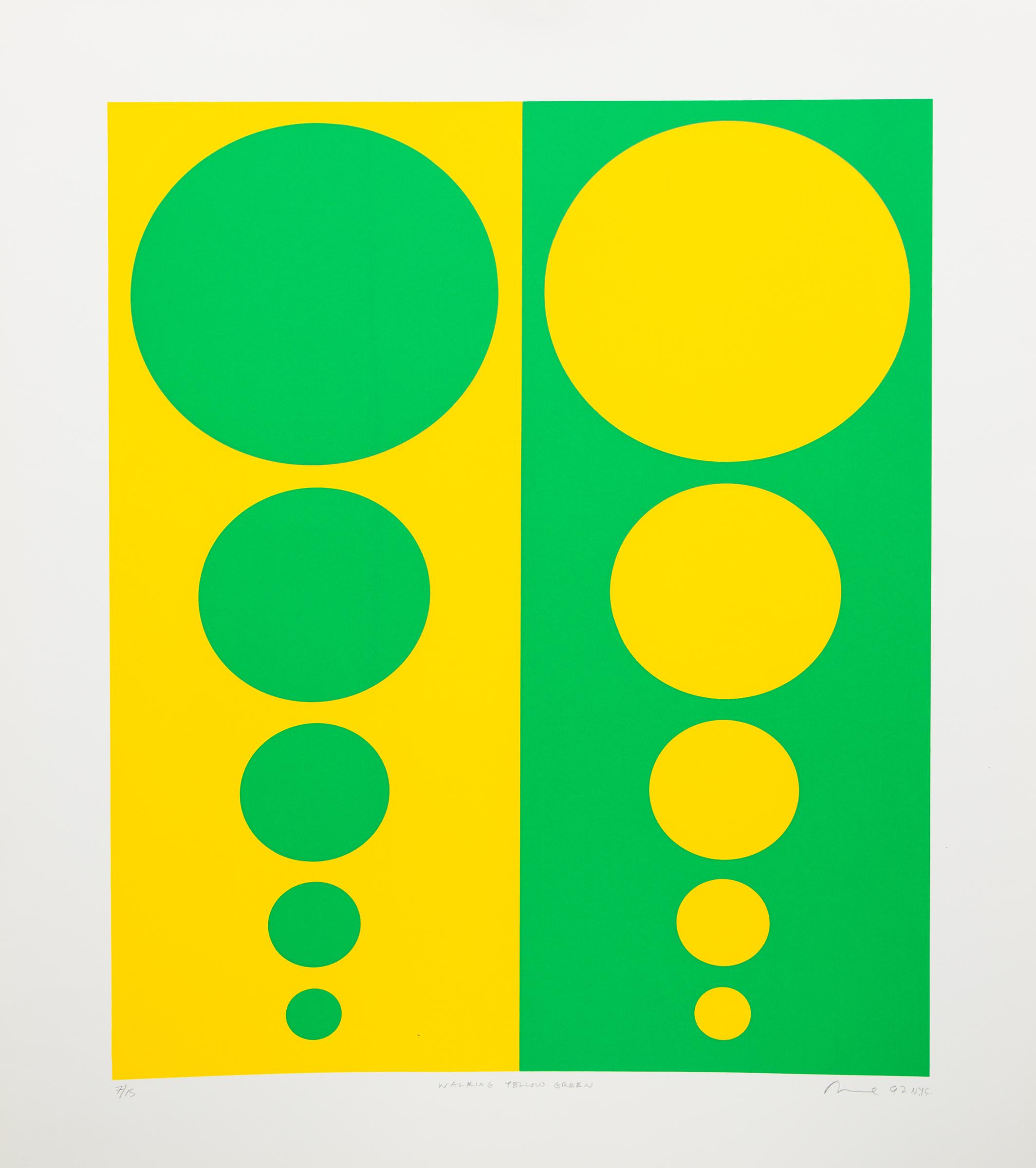 Daniel Villeneuve - Warling yellow green, 1992