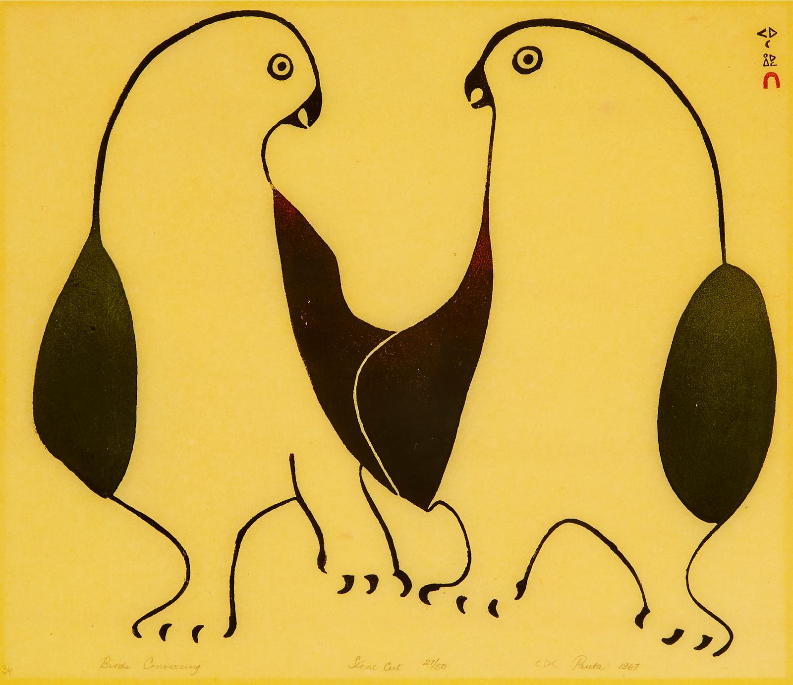 Pauta Saila (1916-2009) - Birds Conversing
