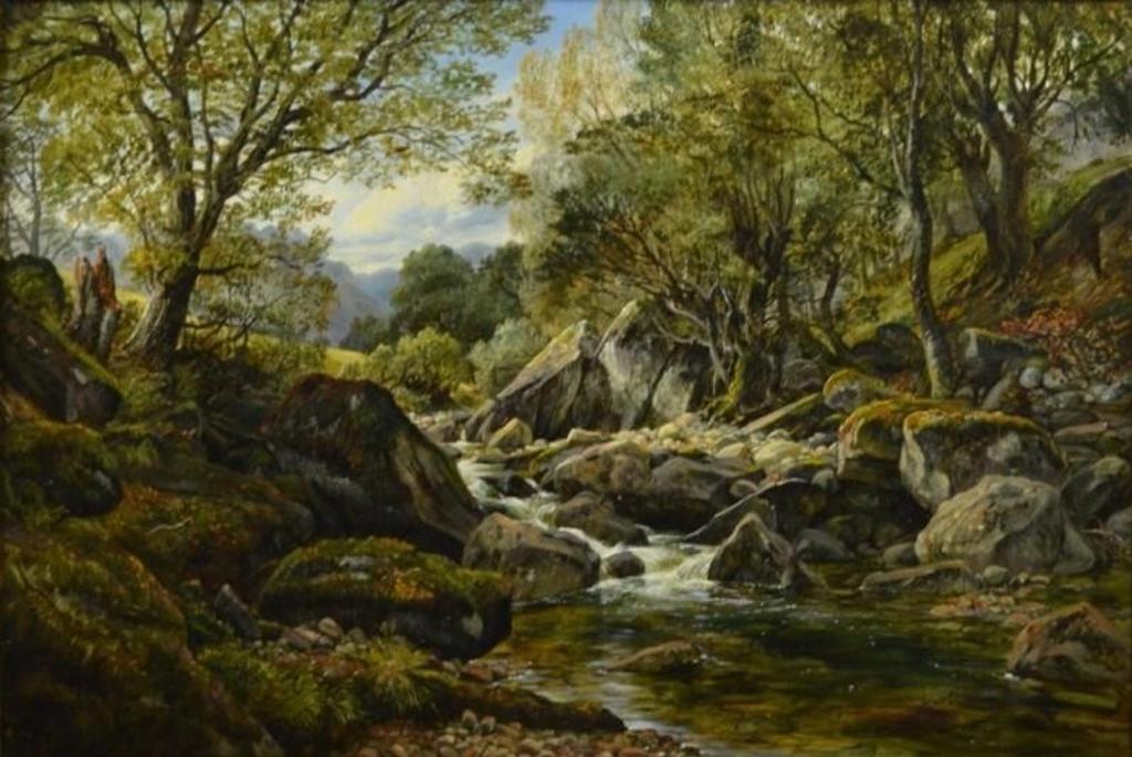 Arthur Perigal The Younger (1816-1884) - Summer Stream
