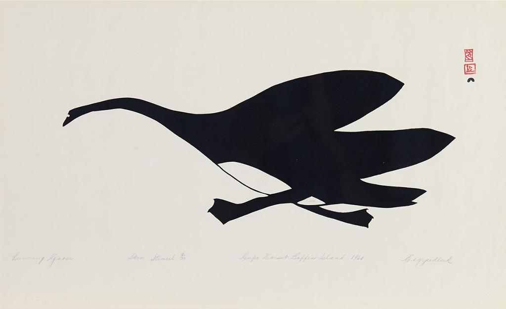 Eegyvudluk Pootoogook (1931-1999) - Running Goose