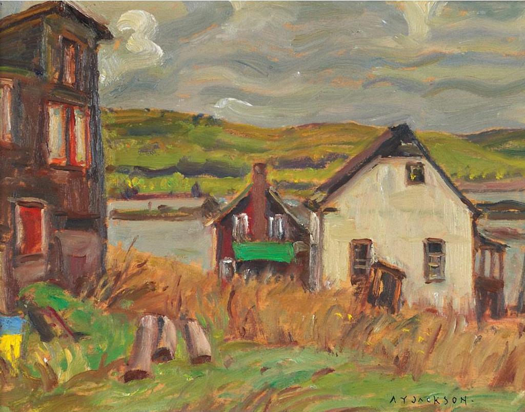 Alexander Young (A. Y.) Jackson (1882-1974) - Ghost Town, Black Donald, Ont., Oct. 1965