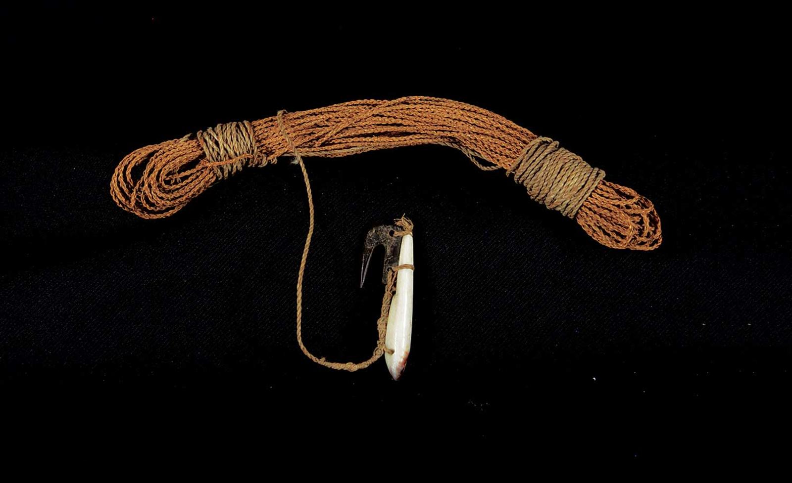 School [Barnabus Arnasungaaq] Inuit - Fishing Line and Hook