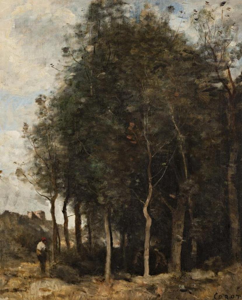 Jean-Baptiste Camille Corot (1796-1875) - Italianate Forest Glade