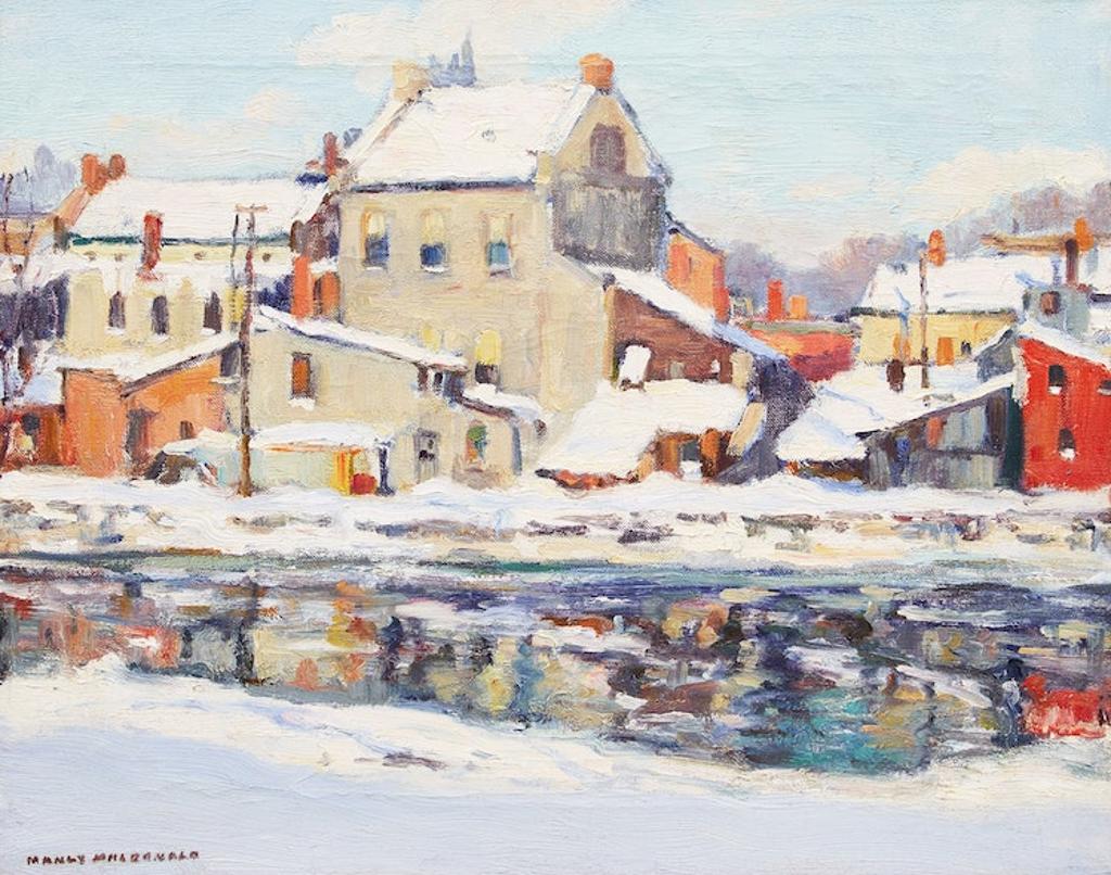 Manly Edward MacDonald (1889-1971) - Winter, Main Street, Belleville, Ontario (On the Moira)