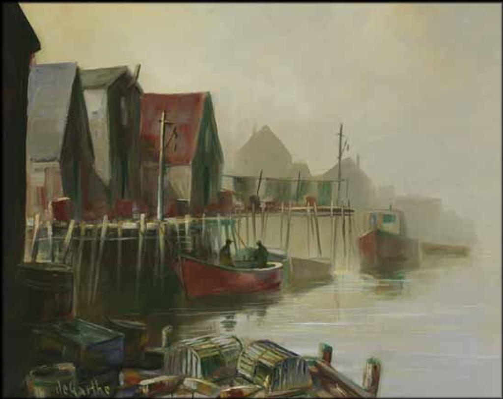 William Edward de Garthe (1907-1983) - Quiet Harbour, Peggy's Cove