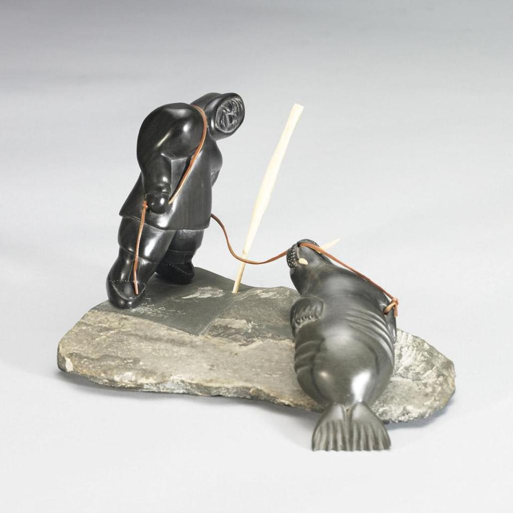 Moses Inupuk (1935) - Hunter Pulling Walrus