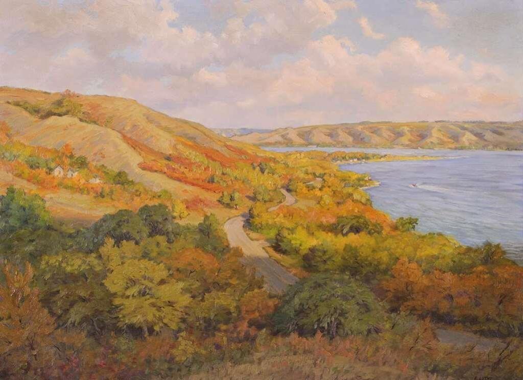 Ernest (Ernie) Luthi (1906-1983) - The South Hills Of Echo Lake, Looking Towards B-Say-Tah Point
