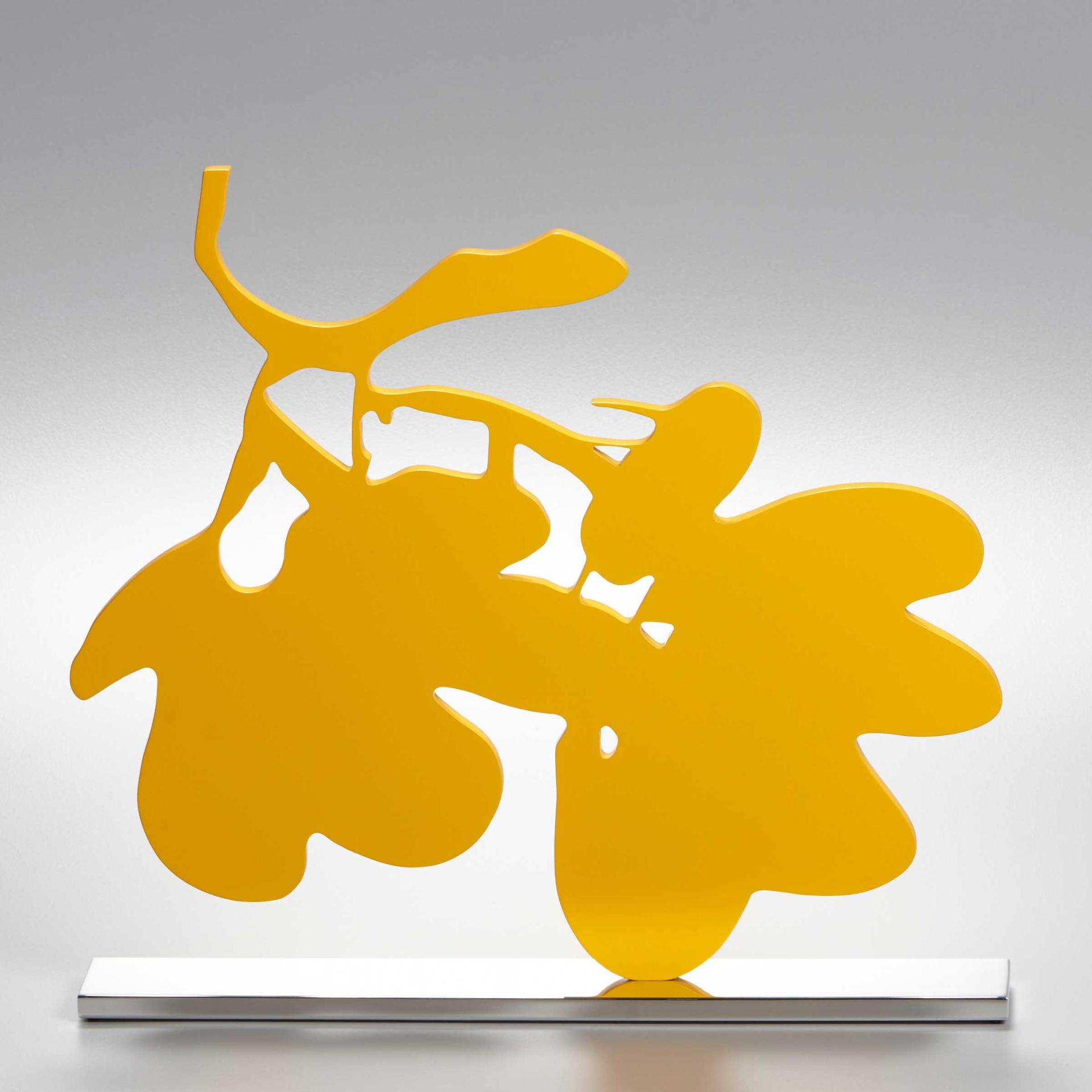 Donald Sultan (1951) - Yellow Lantern Flowers, Sept. 18, 2013