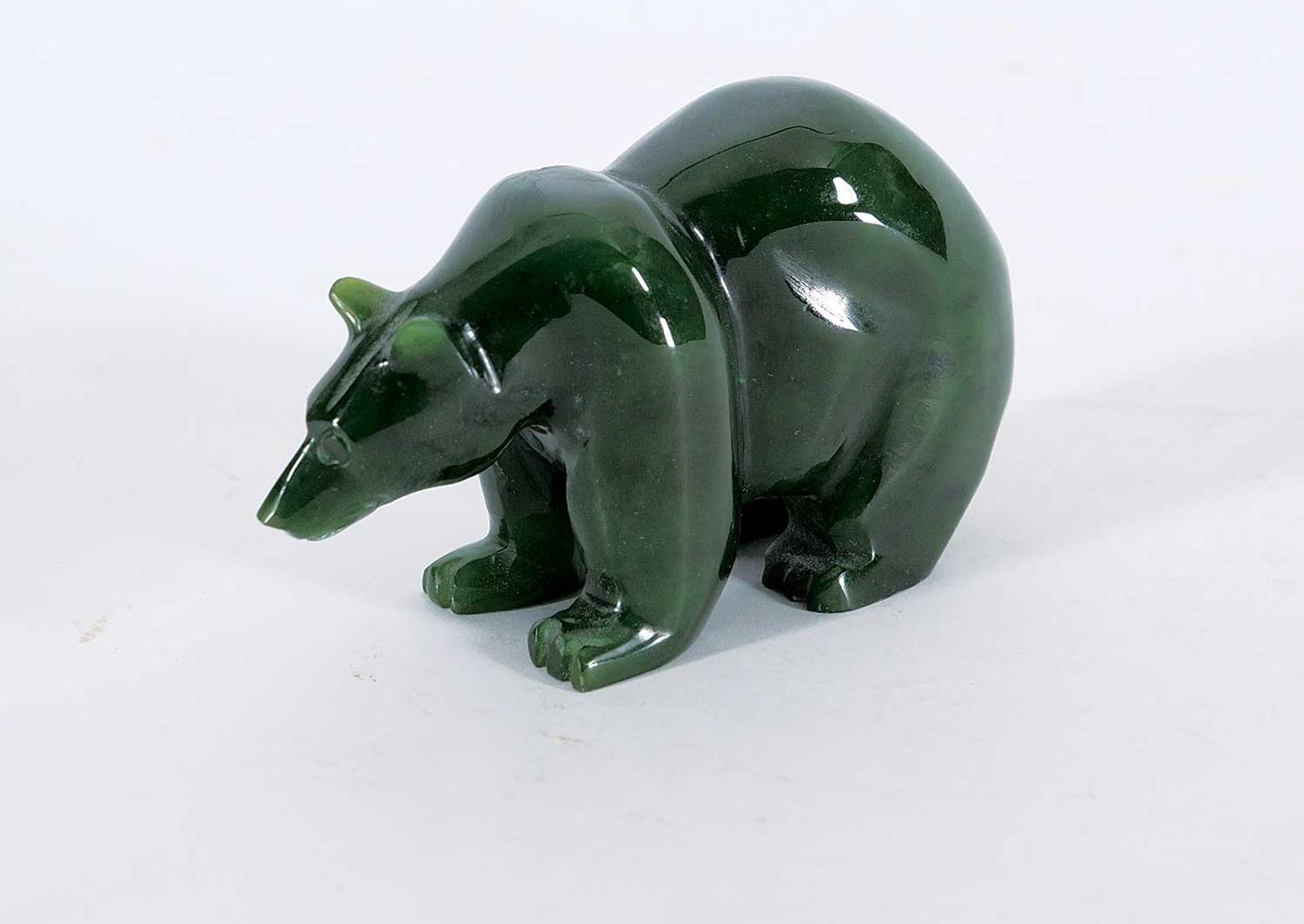 School [Barnabus Arnasungaaq] Inuit - Untitled - Small Green Bear