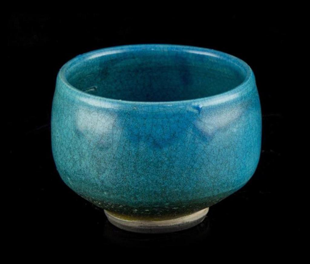 Wayne G. Ngan (1937-2020) - a turquoise glazed ceramic bowl