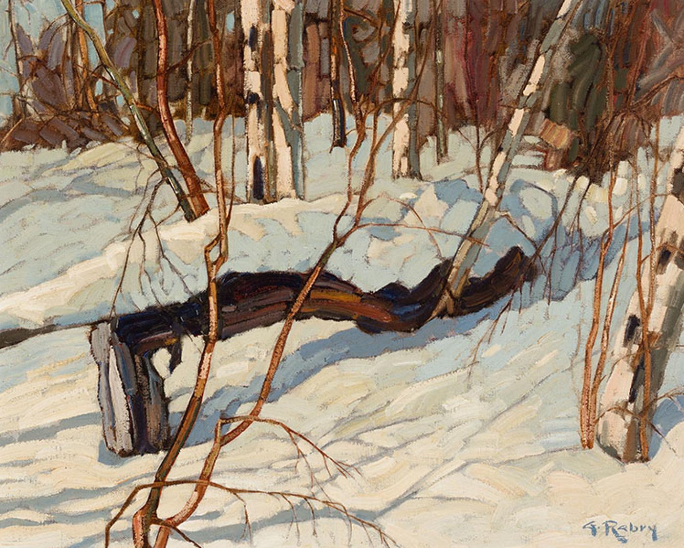 Gaston Rebry (1933-2007) - Forêt d’hiver
