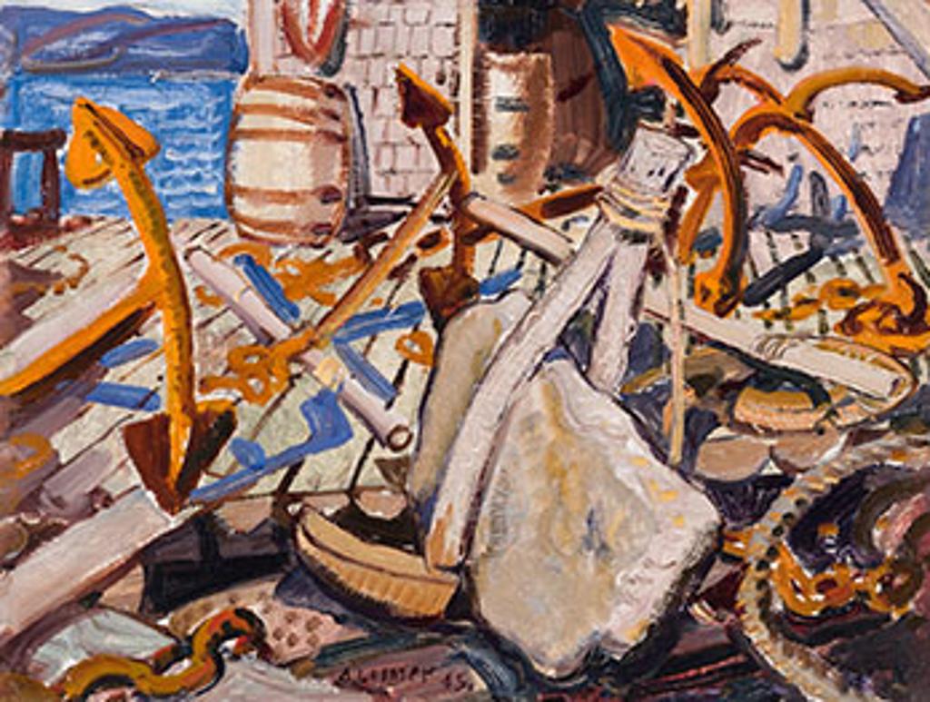 Arthur Lismer (1885-1969) - Killick and Anchors, Cape Breton Island