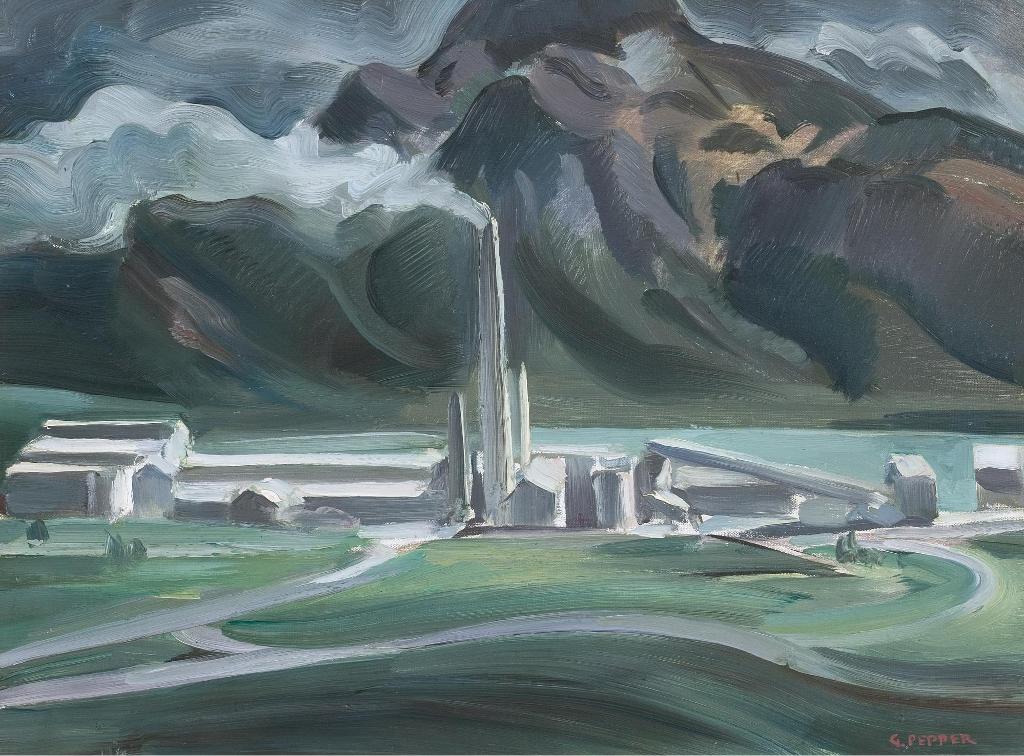 George Douglas Pepper (1903-1962) - The Cement Works, Exshaw