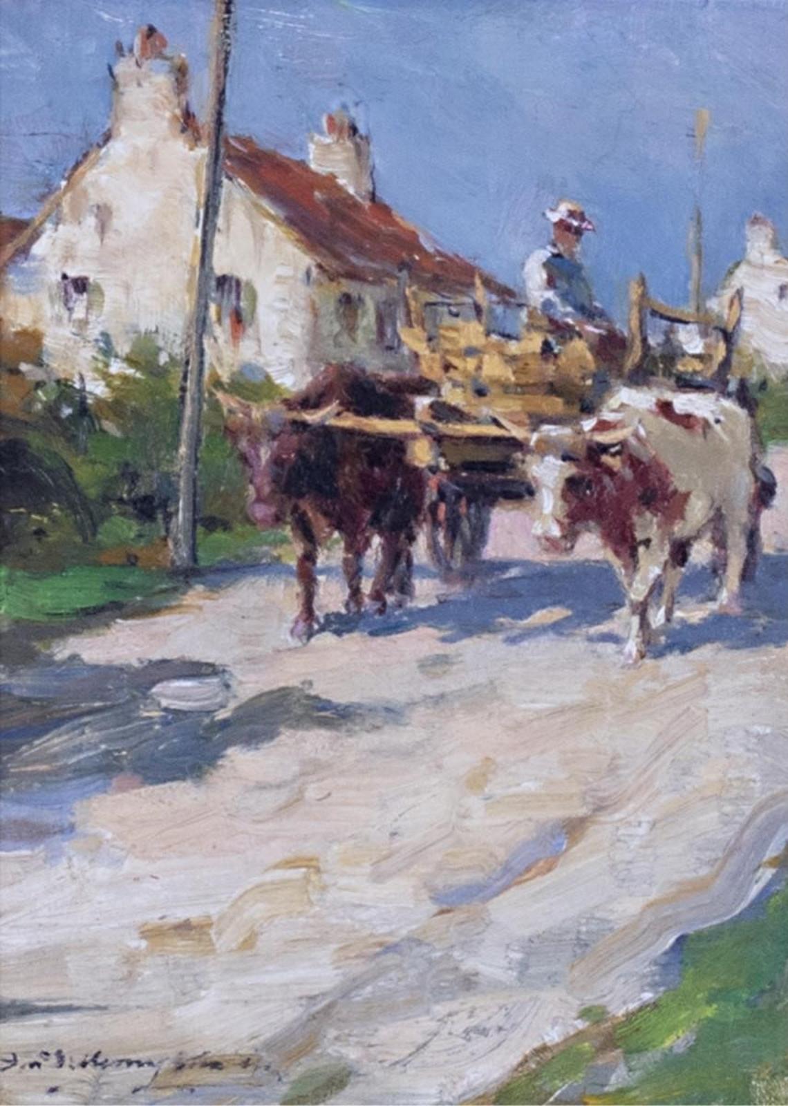 Farquhar Mcgillivray Strachan Stewart Knowles (1859-1932) - Oxen, Ile D�rleans