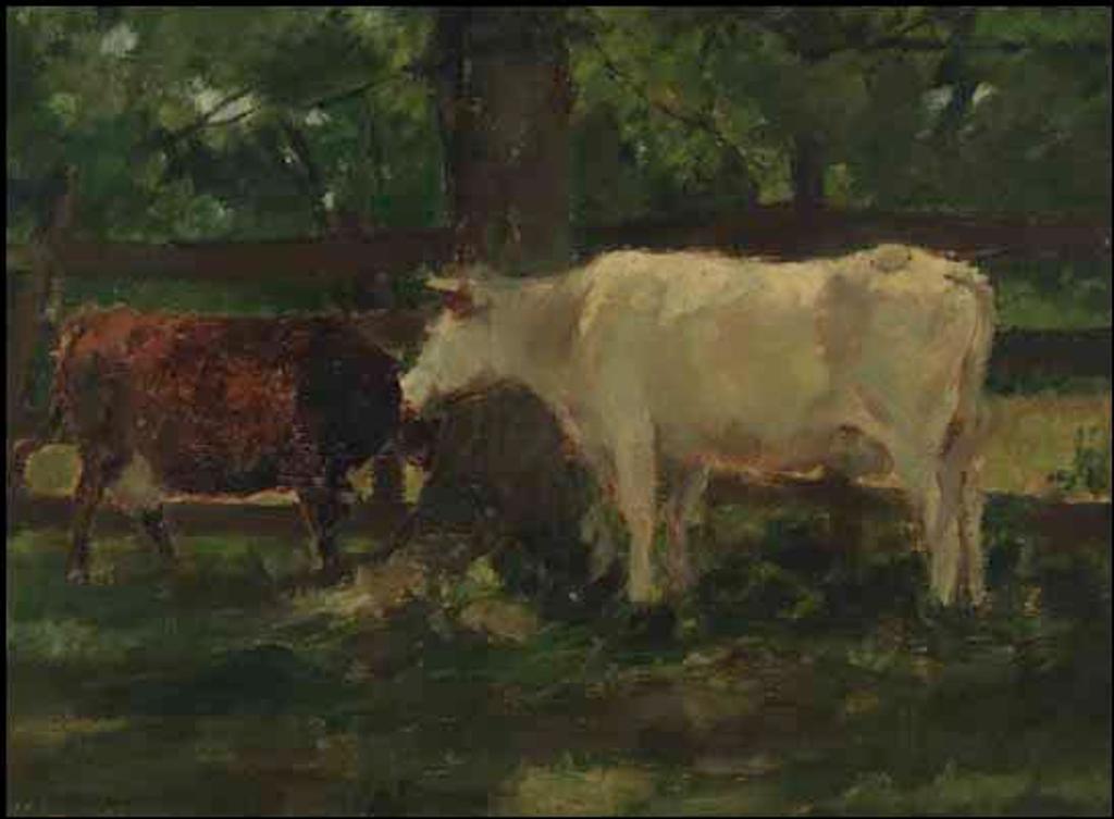 James Lillie Graham (1873-1970) - Cattle Under the Shade of a Canopy Tree