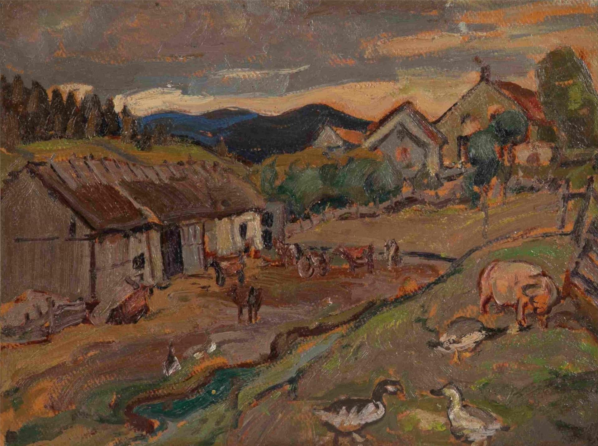 Arthur Lismer (1885-1969) - Ste-Famille, Ile d'Orelans